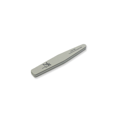 7 Inch Diamond Nail Buffer 100/180# Grit | 10Pcs Bag White Plastic Base