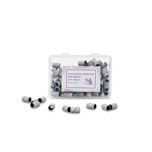 regular sanding bands zebra fit 6.3mm mandrel bits 80/120/150/240#Grit（100pcs/box）