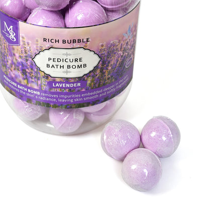 Wholesale Foot Spa Bath Bombs 6 Mixed Fragrances, 60Pcs/Jar 4Jars/CTN Bulk Pack