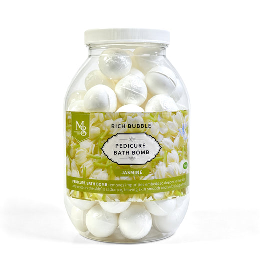 Scented Pedicure Bath Bombs 60Pcs/Jar | 6 Natural Fragrances