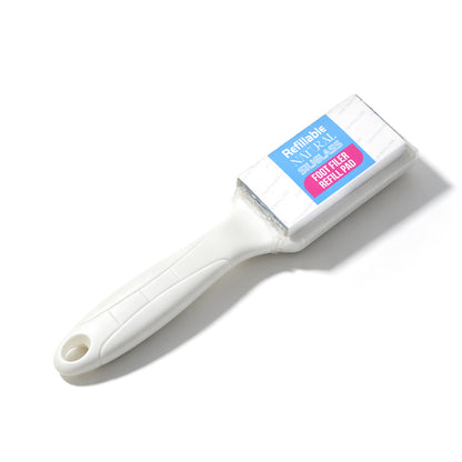 Foot File With New Sharper Yellow Pumice Plastic Handle | 1 Box With Extra Replacement Pumice