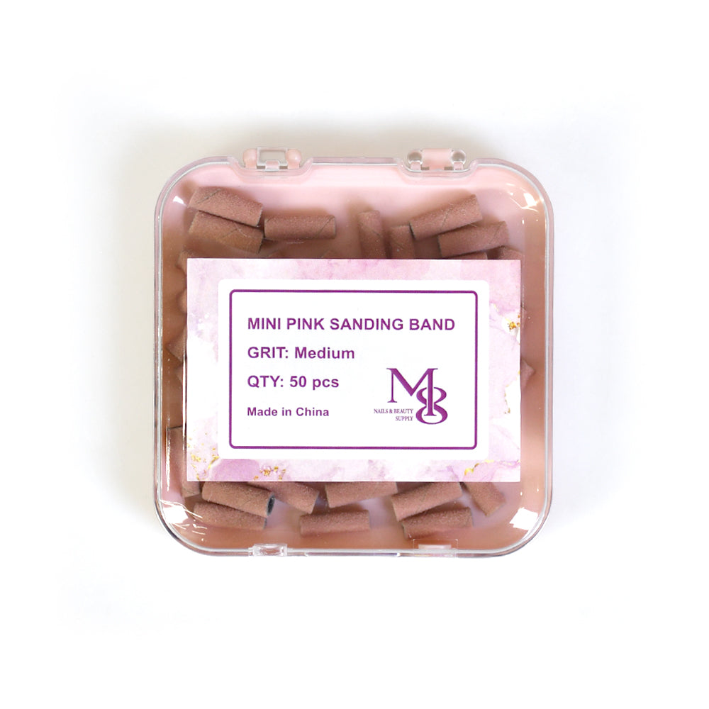 mini sanding bands pink fit 3mm mandrel bits 80/120/150/240#Grit（50pcs/box）
