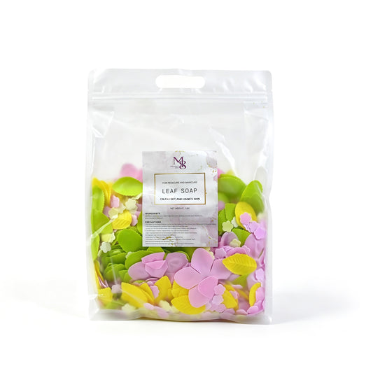 Flower Soap, 1LB/Bag 24*35cm, Rose fragrance Assorted Leaf & Flower Shapes, Gentle Hand & Foot Cleansing Soap