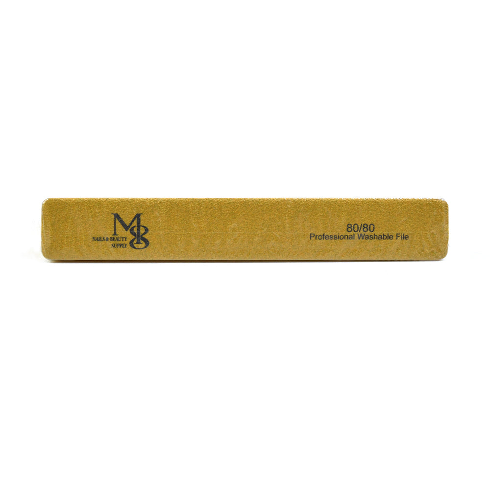 7 Inch Jumbo Golden Nail File Bulk Carton | 1000 Pcs Professional Nail Files 80/80#Grit（1000pcs/ctn）