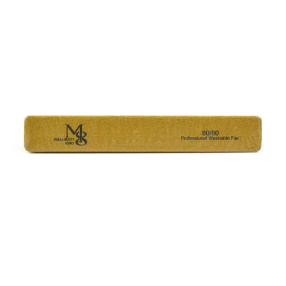 7 Inch Jumbo Golden Nail File Bulk Carton | 1000 Pcs Professional Nail Files 80/80#Grit（1000pcs/ctn）