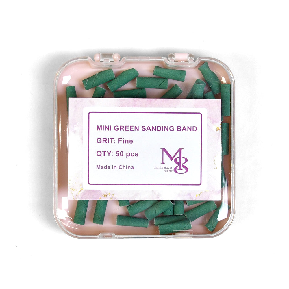 mini sanding bands green fit 3mm mandrel bits 80/120/150/240#Grit（50pcs/box）