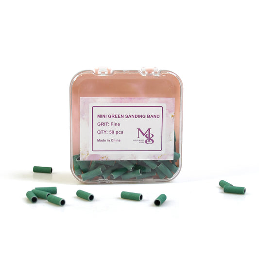 mini sanding bands green fit 3mm mandrel bits 80/120/150/240#Grit（50pcs/box）