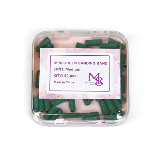 mini sanding bands green fit 3mm mandrel bits 80/120/150/240#Grit（50pcs/box）