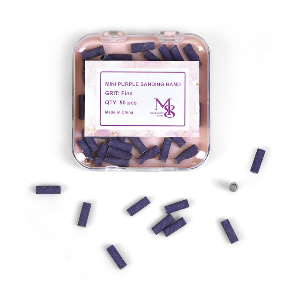 mini sanding bands purple fit 3mm mandrel bits 120/150/240#Grit（50pcs/box）