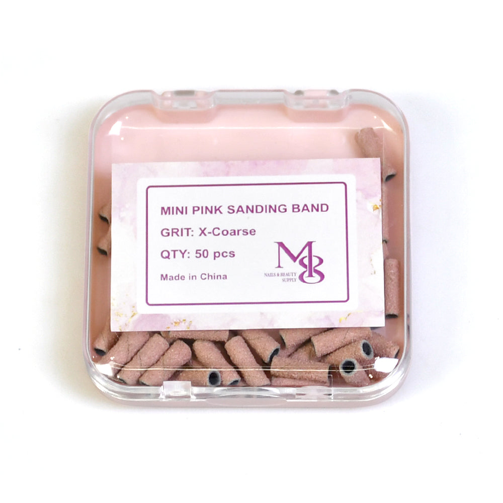 mini sanding bands pink fit 3mm mandrel bits 80/120/150/240#Grit（50pcs/box）