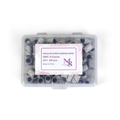 regular sanding bands zebra fit 6.3mm mandrel bits 80/120/150/240#Grit（100pcs/box）