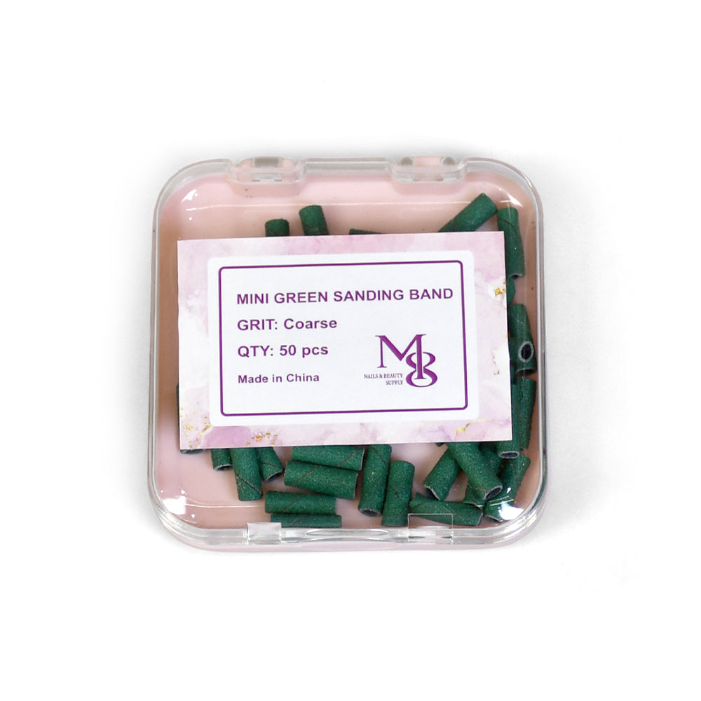 mini sanding bands green fit 3mm mandrel bits 80/120/150/240#Grit（50pcs/box）