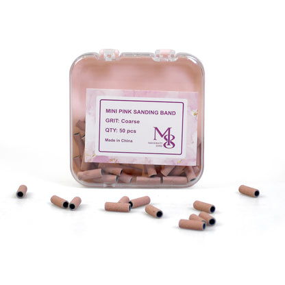 mini sanding bands pink fit 3mm mandrel bits 80/120/150/240#Grit（10000pcs/ctn）