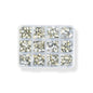 12 Grids Mixed Size Clear K9 Nail Rhinestones Pointed Back Crystal Gems